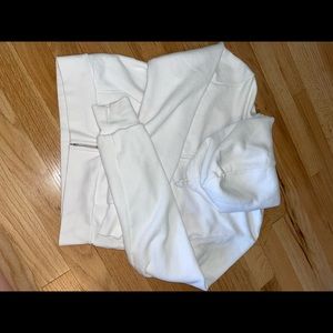 Brandy Melville Crystal Hoodie in white